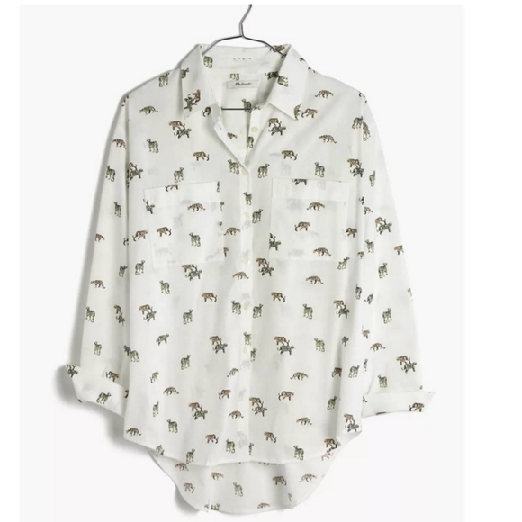 Madewell Tops - Madewell Button Down Shirt in Cat Walk Size Small